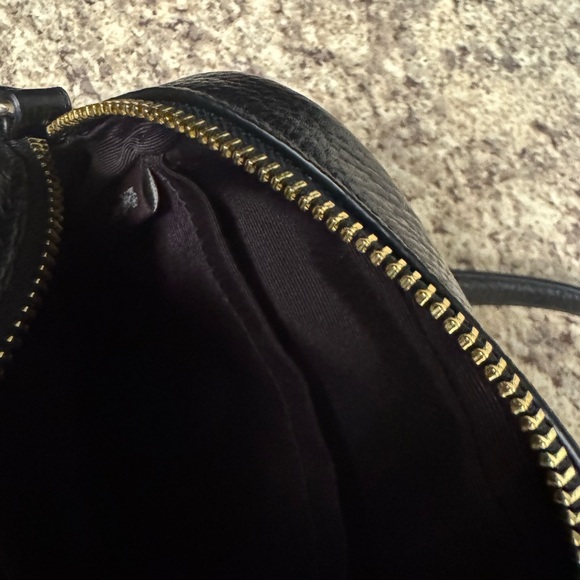 Coach Black Pebbled Leather Shoulder Bag - Picture 5 of 16